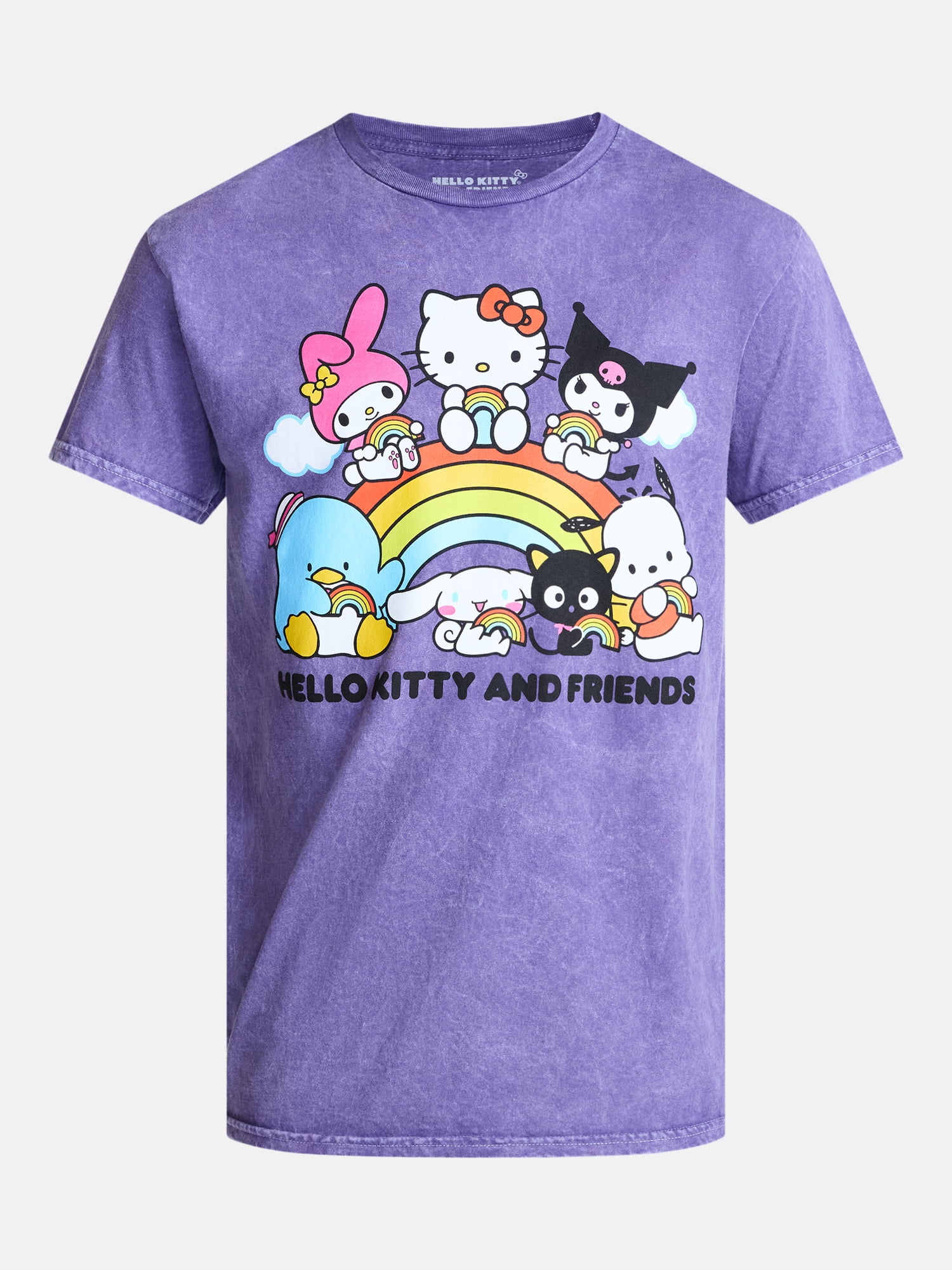 Hello Kitty and Friends Rainbow Men's and Big Men's Tie Dye Tee, Men's Sizes S-3XL