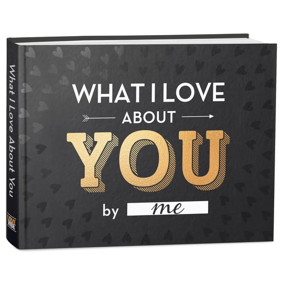 What I Love about You Book - Fill-in-the-Blank Book for Men, Boyfriend, Women, Girlfriend, Husband, Wife, Him, Her - Couples Gifts for Anniversary, Christmas & More - Stocking Stuffer for Men, Wom