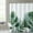 Tropical Plant, variant on NICETOWN Shower Curtains for Bathroom - Tropical Leaves Plant on White Background Odorless Curtain for Bathroom Showers and Bathtubs, 72 x 72 inches Long, Hooks Included
