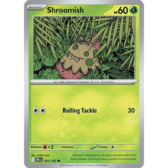 Pokemon Destined Rivals Common Shroomish #5