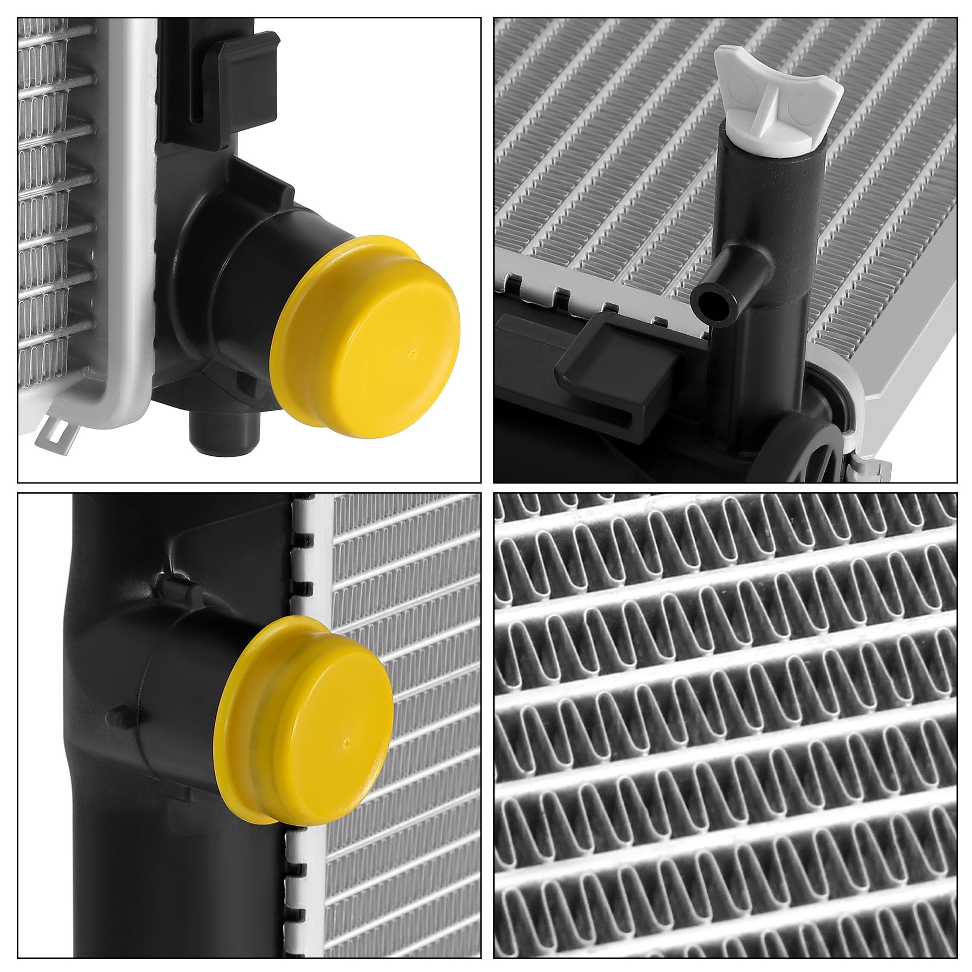 LEDKINGDOMUS Aluminum OE Radiator for 2018-2022 Toyota C-HR 2020-2022 Corolla 1.8L 2.0L L4 Replaces 164000T350 TO3010366