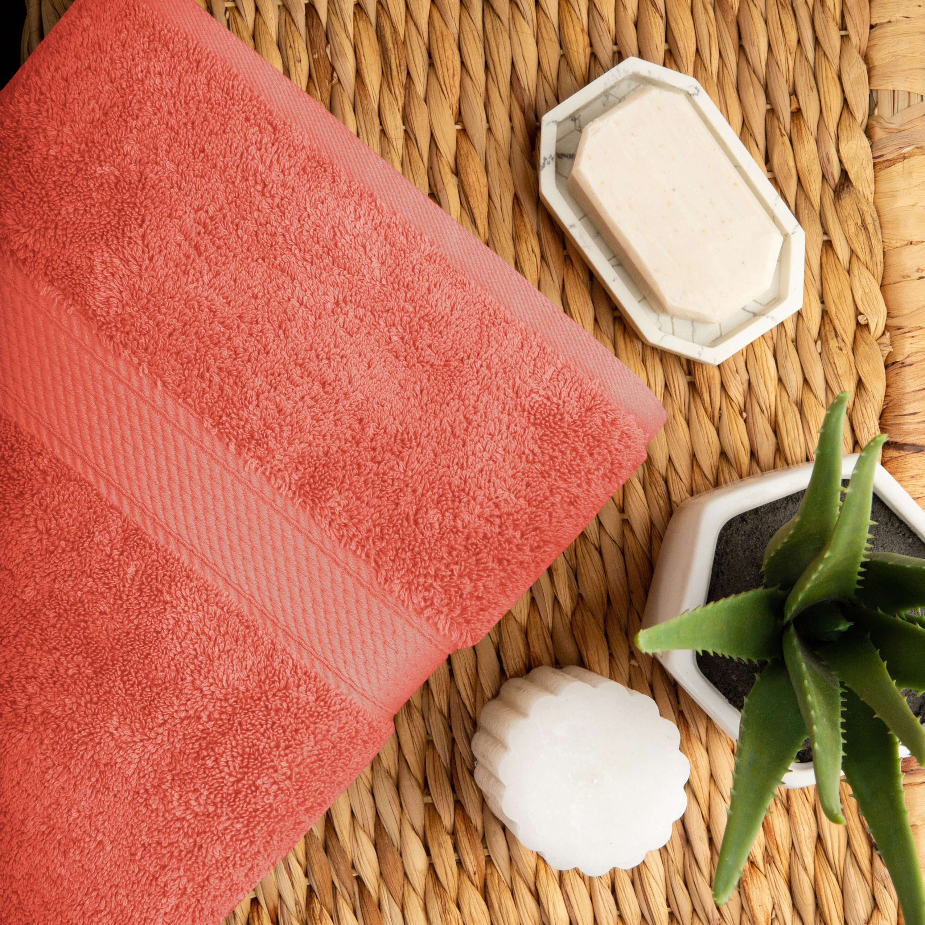 BNM Egyptian Cotton Heavyweight 10 Piece Bath Towel Set