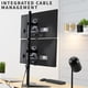 thumbnail image 4 of Base Soporte Doble Monitor Escritorio Vertical 13-30 /u Vivo STAND-V002, 4 of 5