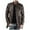a-Coffee8622, variant on Men's Coat Autumn Winter Solid Color Leather Field Jacket Long Sleeve Zipper Classic Style Coat For Casual Daily Streetwear Activities Classic Outerwear