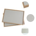 thumbnail image 3 of Unique Bargains Set of 2 Wood Jewelry Trays for Drawers Stackable Girls' Jewelry Organizer Light Brown-Ring Tray, 3 of 6