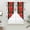 Red, variant on Red Poinsettia Christmas Swag Curtains for Kitchen/Bedroom/Living Room, Xmas Floral Winter Botanical Scalloped Curtains 63 Inch Long, Window Swag Topper Curtains Valances 2 Panels Set 36"x63"