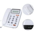 thumbnail image 4 of Teléfono Con Cable, ABS Transparente Teléfono de Línea fija Con Altavoz para la Oficina para El Hogar, 4 of 7