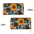 thumbnail image 3 of Wallets for Men With Money Clip, Vintage Sunflowes Mens Wallet With Credit Card Holder Gifts for Men, 3 of 7