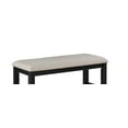 thumbnail image 4 of Cterwk Wood Frame Upholstered Linen Seat Bench for Living Room, Dining Room, 4 of 5
