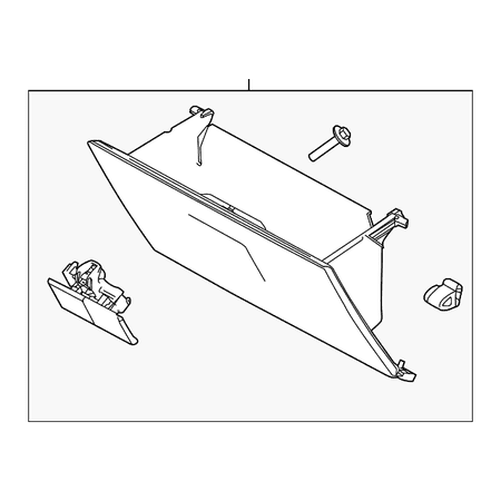 Genuine OE Ford Glove Box Assembly - 9L3Z-1506024-AA Fits select: 2009 FORD F150, 2010 FORD F150 SUPERCREW