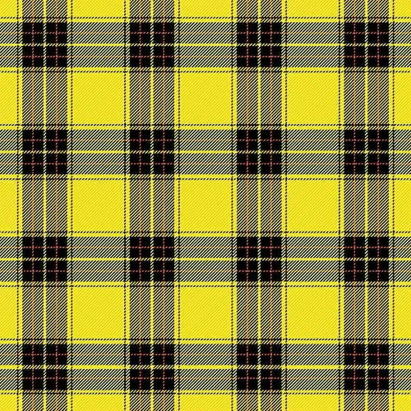 Yellow and Black Plaid Pattern Edible Cake Topper  fits 1/4 Sheet cake or larger
