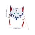 thumbnail image 3 of 1 unid Halloween Party Brillante Fox Mask Party Bar Bar Fox Luminoso Mascarilla Mascarilla Prop, 3 of 5