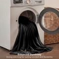 thumbnail image 4 of U by Bedsure Fleece Blanket Black, 260GSM Throw Blankets, Soft Lightweight Throws for Toddlers, Kids, 4 of 8