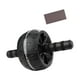 thumbnail image 3 of Cuerpo de la rueda del fitness Buerto del cuerpo para el entrenamiento de fuerza silenciosa en el gimnasio en casa con colchoneta de ejercicio Negro, 3 of 8