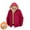 c01Red, variant on USNSM Mens Sherpa Hoodie Jacket Fleece Lined Full Zip Warm Hooded Sweatshirts Winter Zipper Sweater Thick Hoodie Coat Gray L