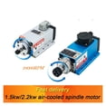 thumbnail image 2 of 1.5kw/2.2kw 24000RPM 400HZ 3 Phase Input Air Cooled Spindle Motor +1 Set ER11 Or ER20 Collet For CNC Machine ,Efficient Performance, 2 of 7