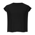 thumbnail image 4 of Sevevn Womens Open Back Workout Tops Backless Short Sleeve Athletic Shirt Running Crop Tops Gym Yoga Tee Rollbacks Black M, 4 of 9