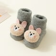 thumbnail image 3 of Ugoldhm Baby & Toddler Thickened Plush Socks - Warm Cotton Soft Winter Non-Slip Socks with Bear Design, 3 of 3