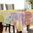 thumbnail image 4 of Easter Eggs Pattern Fabric Square Tablecloth - Waterproof and Wrinkle-Resistant Table Cloth 60x60 Inch Table Cover for Indoor & Outdoor Dining House Decor, 4 of 7