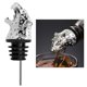 thumbnail image 5 of Cabeza de animal - Vertedor de vino, tapón para botella de vino para bar y hogar, vino de animales Leopardo, 5 of 7