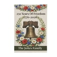 thumbnail image 2 of Lksixu America 250th Anniversary Garden Flag, 1776-2026 Commemorative USA 250 Years Banner, Double-Sided Red White & Blue Flowers Design Patriotic Yard Sign, 4th of July Decorations for Outdoor Lawn, 2 of 6