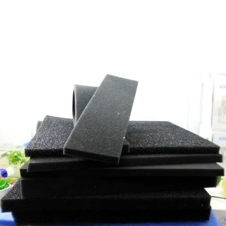 50x50x2cm Black Fish Tank Aquarium Filter Sponge Foam Pad Filtration Cotton