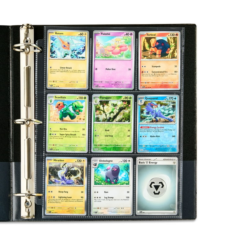 Pen + Gear 9-Pocket Protective Trading Card Pages, 10 Count