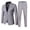 Grey, variant on Boys Tuxedo Suit Slim Fit Formal Stylish Set 2 Pieces Outfits Blazer Jackets and Pants for Kids Prom Wedding Clothes (Grey, 10-11 Years)