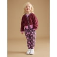 thumbnail image 3 of Little Star Organic Toddler and Kids Girls' Outfit Set, 4-Piece Set, Sizes 12M-10, 3 of 15