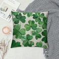 thumbnail image 2 of PHYHOO St Patricks Day Pillow Cover Decor Farmhouse Holiday Spring Pillow Case Decorations for Home Sofa Couch (Green), 2 of 5