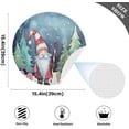 thumbnail image 4 of Coolnut Christmas Green Gnome Placemats Set of 4 Non-Slip Heat Resistant Dining Table Place Mats Washable Kitchen PVC Weave Table Mats Home Decor Gifts, 4 of 7
