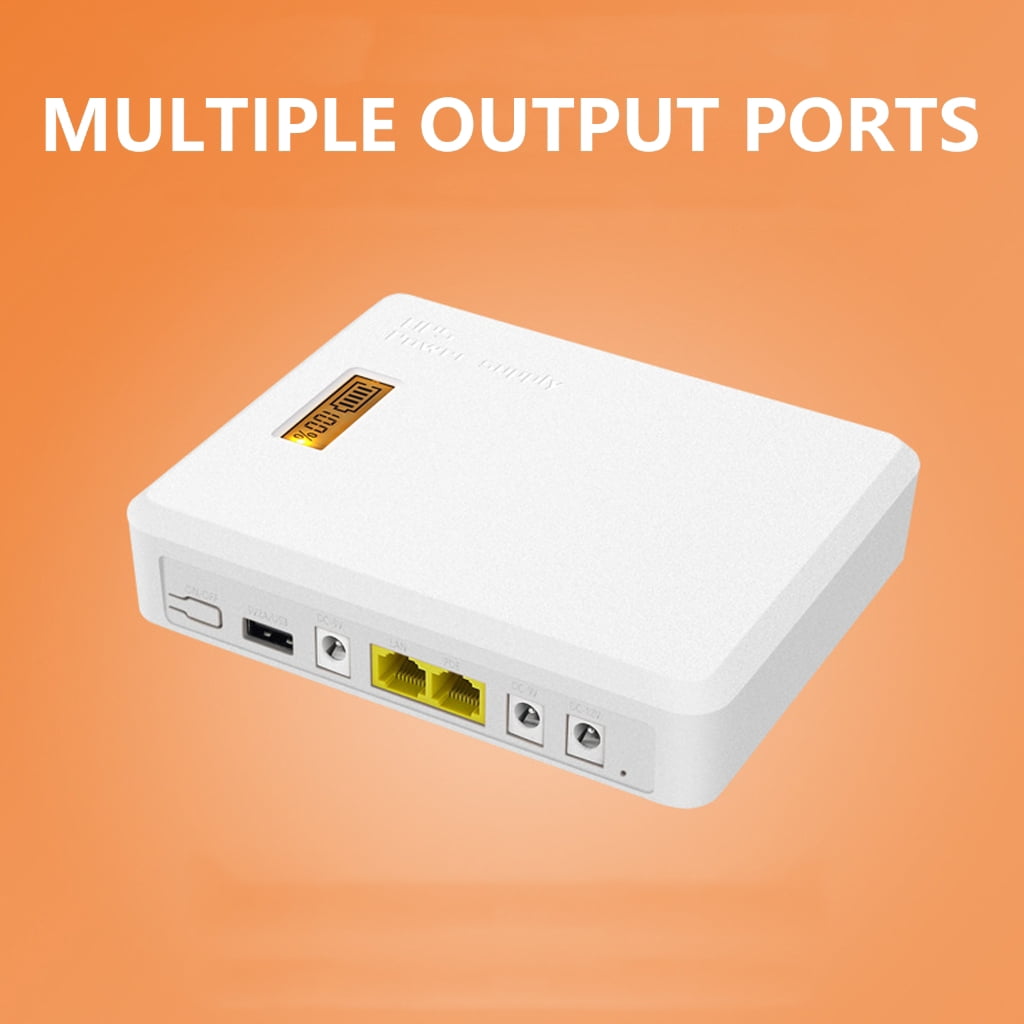 lanema 5/9/12/24V Small Backup Uninterruptible Power Supply for Router Mobile Device