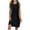 Black, variant on Summer Fashion Dresses for Womens 2025 Oversize Solid Color Sleeveless Round Neck Pleated Dress