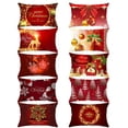 thumbnail image 4 of Christmas Throw Pillow Case Cushion Cover Tree Snowflake Sofa Bed Pillowcase,12x20inch, 4 of 4