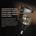 thumbnail image 4 of KZ ZA12 in Ear Monitor, 2DD+4BA Hybrid Wired Earbuds, KZ in Ear Monitor with 4-Level Tuning Switch Gaming Earbuds,Silver-Plated IEM Cable for Audiophile，Singer,Musician, 4 of 11