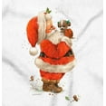thumbnail image 2 of Cute Christmas Santa Claus Puppy Women's Graphic T Shirt Tees Brisco Brands S, 2 of 5