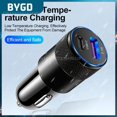 thumbnail image 1 of Portable Car Charger Adapter Aluminum Alloy Universal Cigarette Lighter Durable Car Charger For Mobile Phone Car Supplies02China He Qiyong unisex, 1 of 1