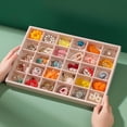 thumbnail image 3 of mmirethe Jewelry Storage Tray Non-deformable Wide Display Space 30 Slots Bracelet Jewelry Display Tray Grey 1Set, 3 of 6