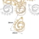 thumbnail image 4 of Juego de 5 broches de imperdibles de de imitación con 5 agujeros para suéteres, vestidos y trajes de negocios Ropa Vestidos Decoración Único Plata Soledad Broche, 4 of 9