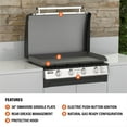 thumbnail image 6 of Blackstone Pro Series 4-Burner 36" Omnivore Natural Gas Drop-in Griddle, 6 of 12