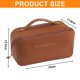 thumbnail image 2 of El bolso cosmético, las señoras portátiles de gran capacidad y de alto valor lavan el bolso del almacenamiento, hecho del cuero de la PU, 2 of 5