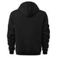 thumbnail image 5 of Dolkfu Sudadera con capucha de botón delantera para hombre, sudadera de color sólido con cordón, streetwear de manga larga para hombre XL, 5 of 5