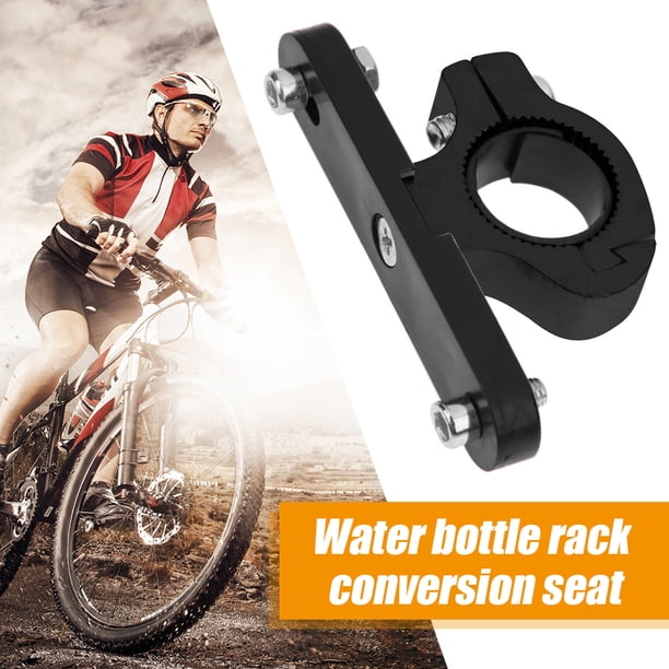Adaptador Portabidón Tmvgtek 2 Uds Mtb Bicicleta Botella Jaula Adaptador Hervidor Soporte Abrazadera Soporte (Negro)