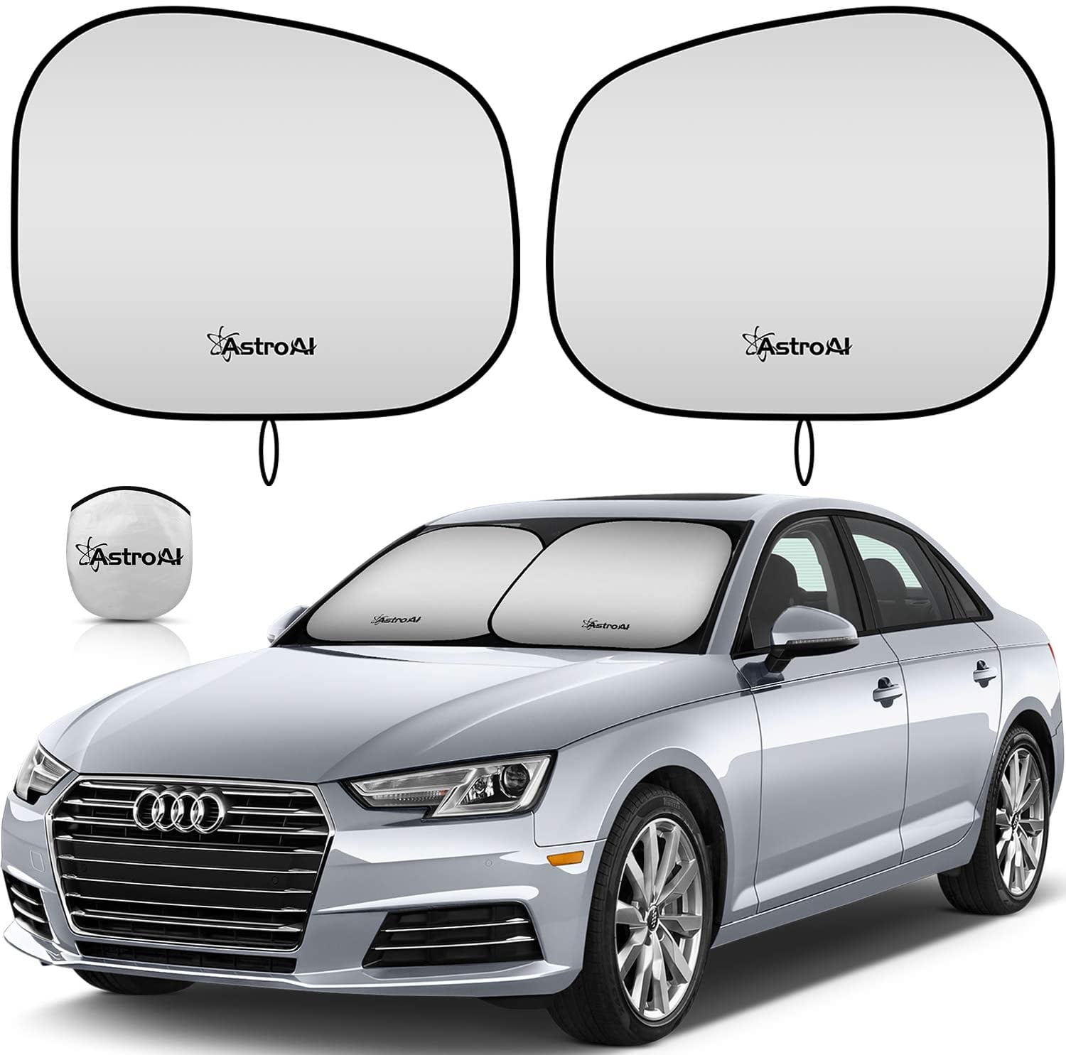AstroAI Car Windshield Sunshade Foldable 2-Pack