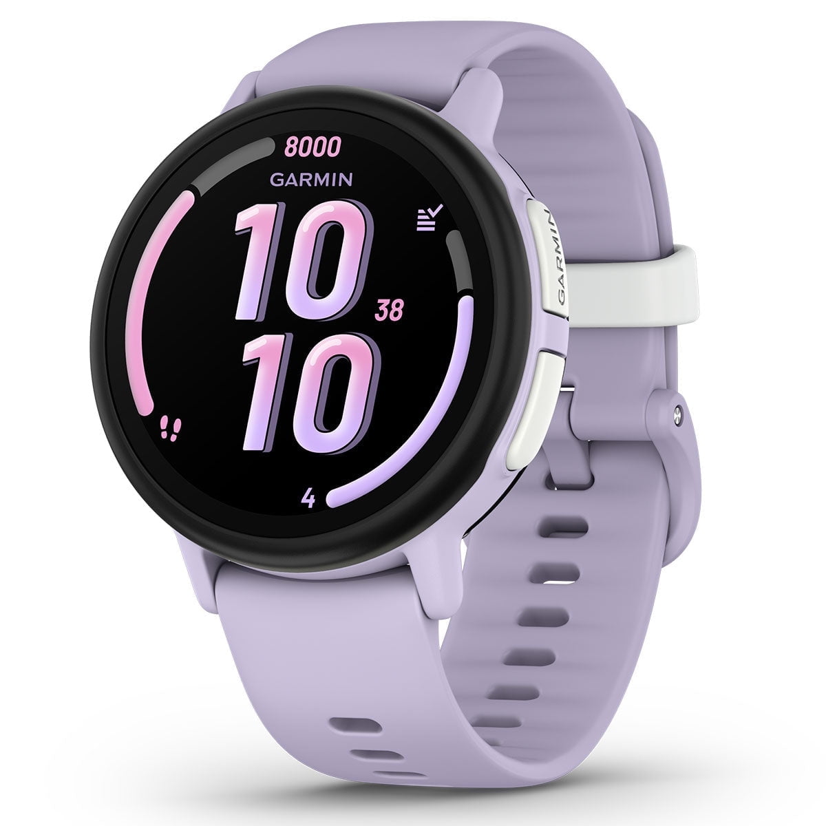Garmin Bounce 2 (Light Purple) Kids GPS Smartwatch Bundle with PlayBetter Portable Charger & HD Screen Protectors