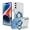 Blue, variant on Compatible with Samsung Galaxy S21 Case Glitter with Magnetic Stand Pink,Phone Samsung S21 Case Silicone Transparent Support Wireless Charging Shockproof Luxury Protective Cover (Silver)