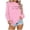Pink, variant on Cool Grandma Club Long Sleeve Pullover Sweatshirt For Women Comfortable And Casual Shirt Half Zip Ladies