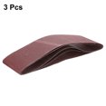 thumbnail image 3 of Uxcell 3 Pieces 80 Grits Aluminum Oxide Sanding Belts 6" x 48" Ring Abrasive Belts, 3 of 6