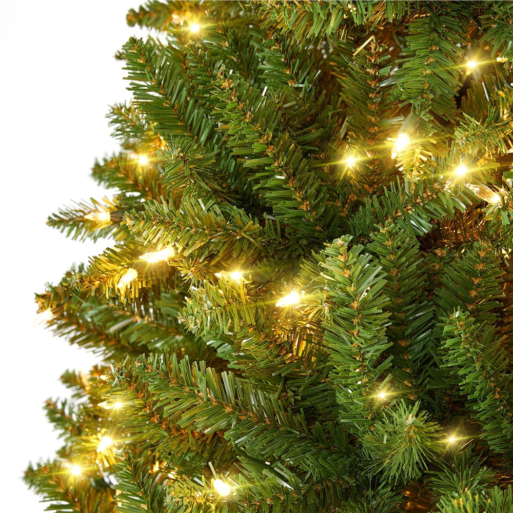 Alden Design 60in Artificial Christmas Wreath with 300 LED Lights, Green