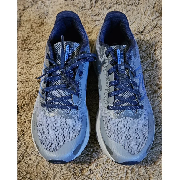 New Balance Dynasoft Nitrel V5 MTNTROW5 Mens Grey Blue Running Shoes Size 8
